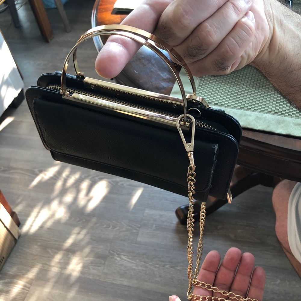 Crossbody  leather bag/ wallet $30good parties